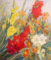 К. Щедрова. Гладиолусы